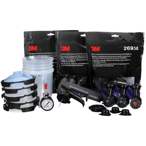 Performance Fine Finish Spray Gun System with PPS Cups, 13 CFM, 29 PSI Absolute Business Supply