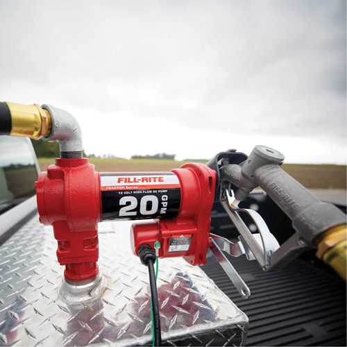 12V DC Fuel Transfer Pump with Nozzle Absolute Business Supply