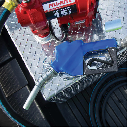 Blue Cold Weather Automatic Diesel Spout Nozzle Absolute Business Supply