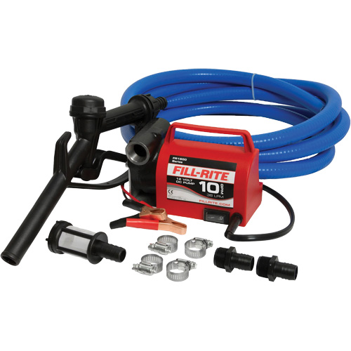 Pompe de transfert de carburant 12 V CC avec pistolet Absolute Business Supply