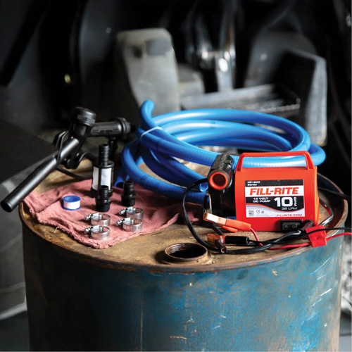 Pompe de transfert de carburant 12 V CC avec pistolet Absolute Business Supply
