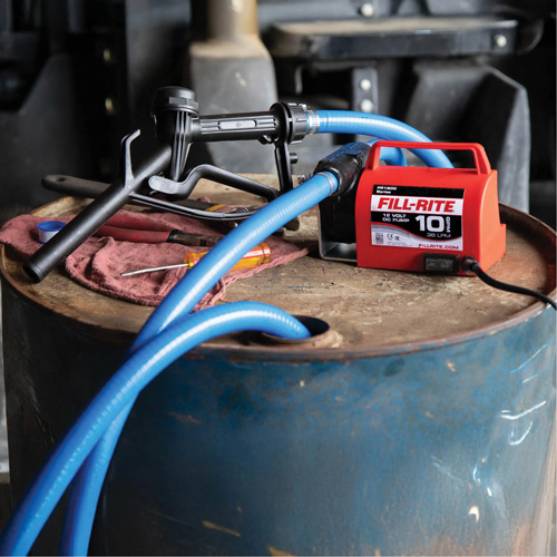 Pompe de transfert de carburant 12 V CC avec pistolet Absolute Business Supply