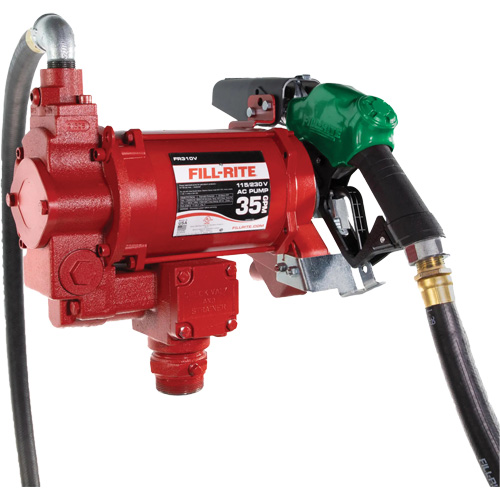 Pompe de transfert de carburant 115/230 V c. a. avec pistolet Absolute Business Supply