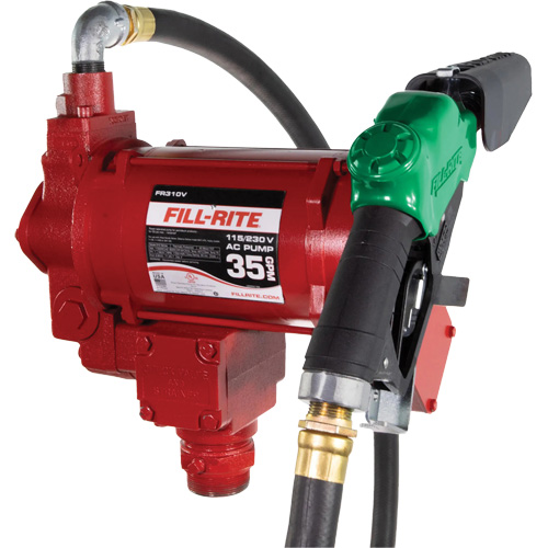Pompe de transfert de carburant 115/230 V c. a. avec pistolet Absolute Business Supply