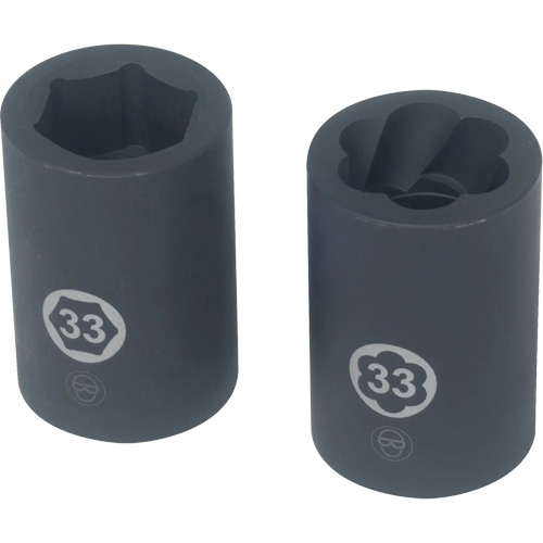Hex & Twist Truck Lug Nut Socket Set Absolute Business Supply