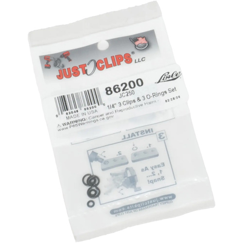 1/4" Clips & O-Rings Set Absolute Business Supply
