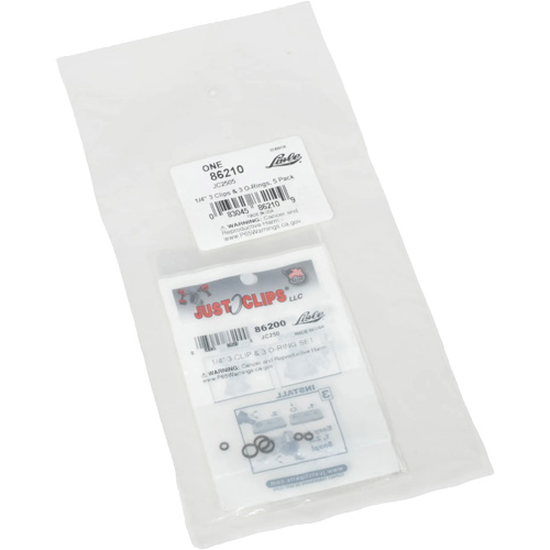 Jeu de clips et joints toriques de 1/4 po - En vrac Absolute Business Supply