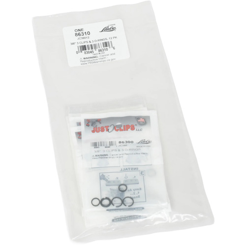 3/8" Clips & O-Rings Set - Bulk Absolute Business Supply