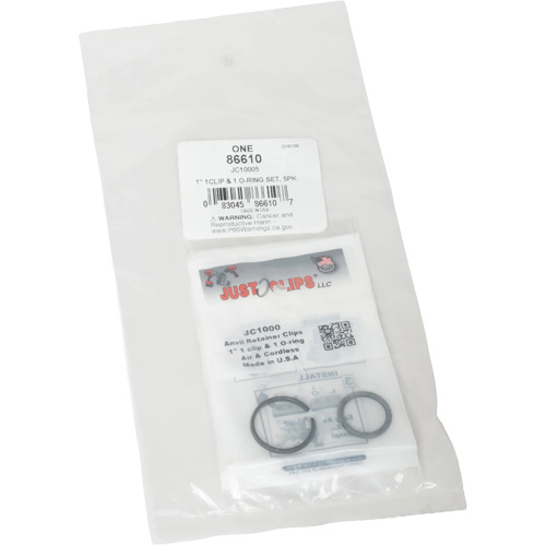 1" Clips & O-Rings Set - Bulk Absolute Business Supply