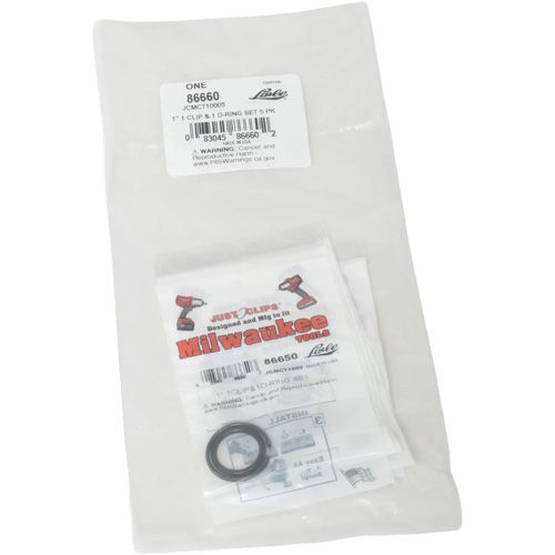 Jeu de clips et joints toriques de 1 po pour Milwaukee - en vrac Absolute Business Supply