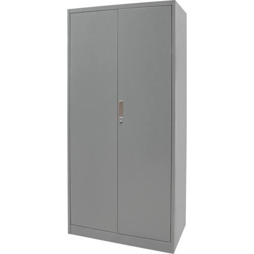 Hi-Boy Storage Cabinet, Steel, 4 Shelves, 72" H x 36" W x 18" D, Grey Absolute Business Supply