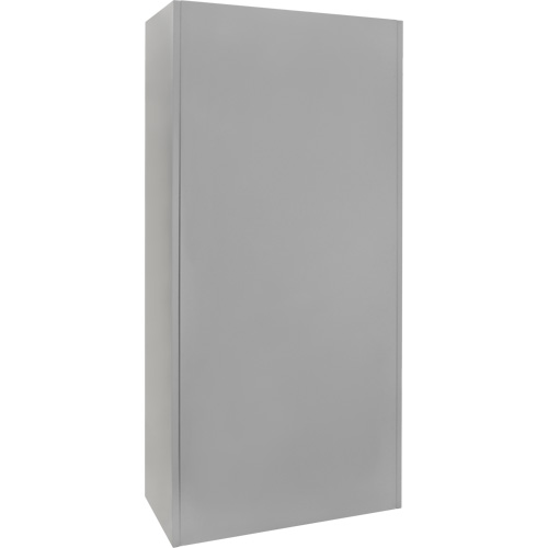 Wardrobe Storage Cabinet, Steel, 36" W x 18" D x 72" H, Grey Absolute Business Supply