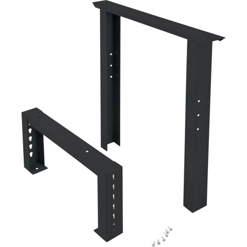 Industrial Duty Leg for Workbench, Steel, 24" D x 34" H, Single Absolute Business Supply