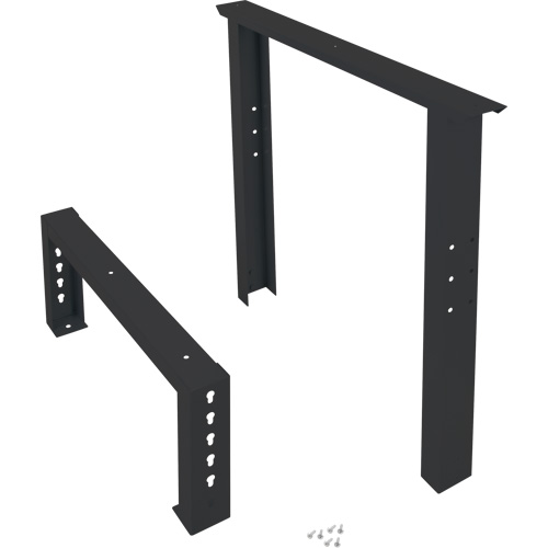 Industrial Duty Leg for Workbench, Steel, 30" D x 34" H, Single Absolute Business Supply