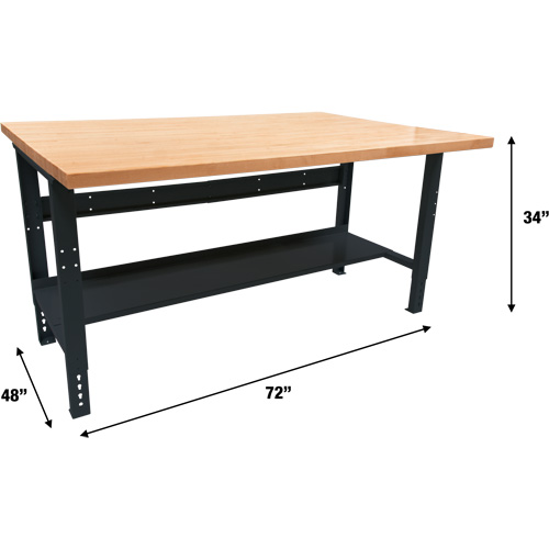 &eacute;tabli modulaire industriel, Cap 1000 lb, 72" la x 48" p Absolute Business Supply