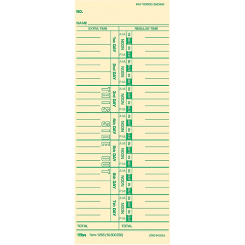 Time Cards Absolute Business Supply