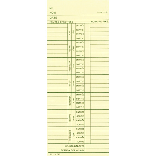 Time Cards Absolute Business Supply