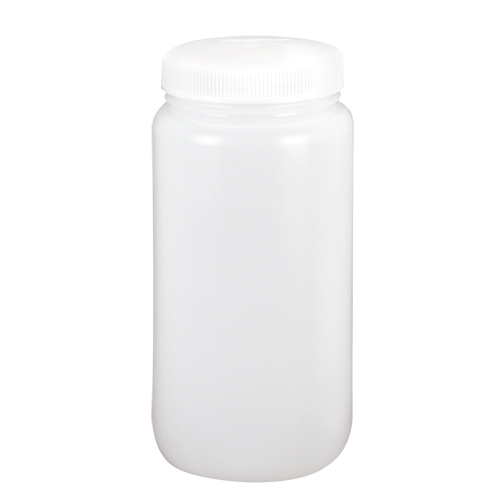 Bouteilles &agrave; large ouverture, Ronde, 1 gal., Plastique Absolute Business Supply
