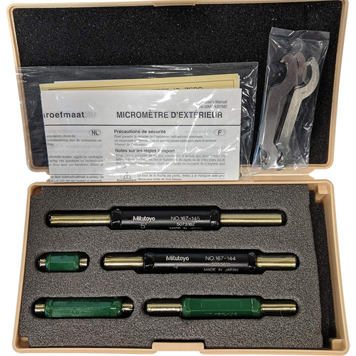 Jeu d'&eacute;talons de r&eacute;glage de goupilles microm&eacute;triques en 5 morceaux Absolute Business Supply