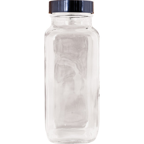 Bottle, Square, 8 fl. Oz., Glass Absolute Business Supply