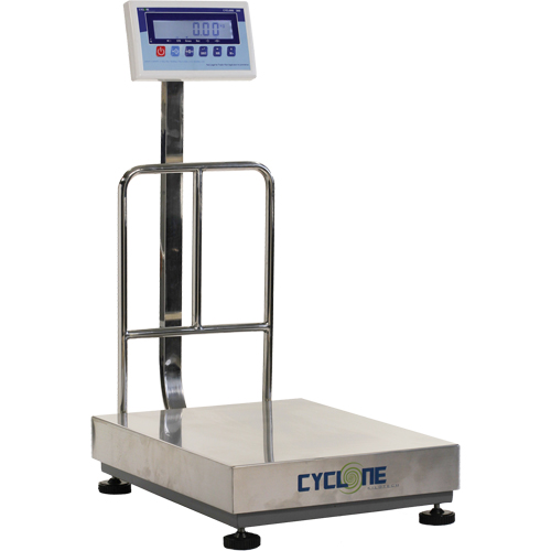Cyclone 300 Bench and Platform Scale, 600 lbs. / 300 kg Capacity, 17-3/4" L x 23-3/5" W Absolute Business Supply