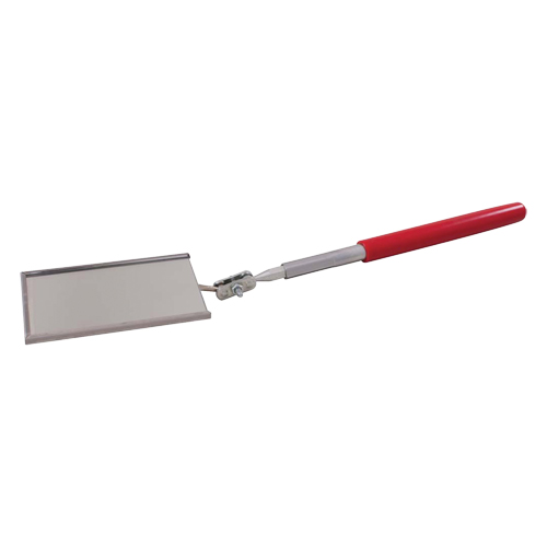 Inspection Mirror, Rectangular, 3-1/2" L x 3-1/2" W, Non Telescopic Absolute Business Supply