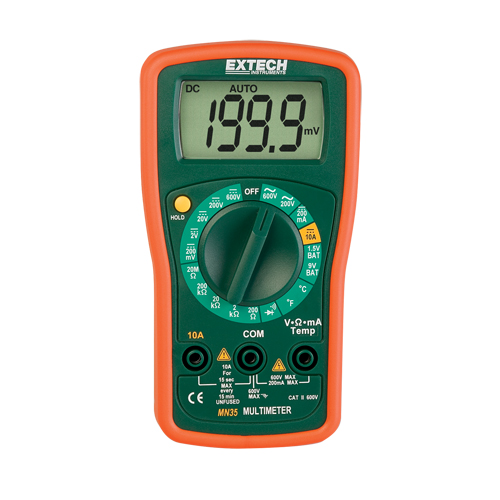 Digital Mini Multimeter, AC/DC Voltage, DC Current Absolute Business Supply
