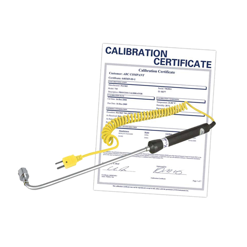 Right Angle Thermocouple Surface Probe with Calibration Certificate, 500 °C (932°F) Max. Temp. Absolute Business Supply