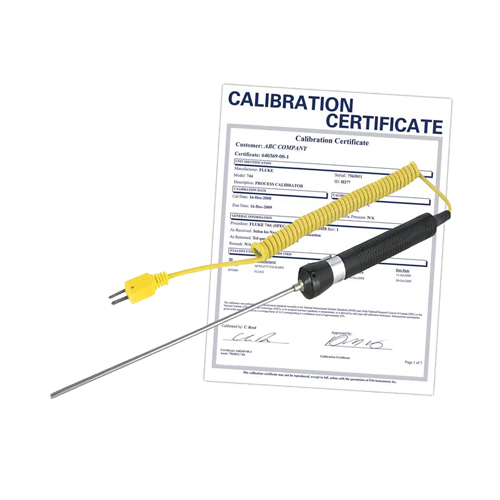 Immersion Thermocouple Probe with Calibration Certificate, 600 °C (1112°F) Max. Temp. Absolute Business Supply