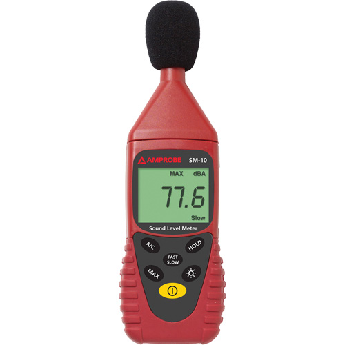 SM-10 Sound Meter, 0 - 50 dB Measuring Range Absolute Business Supply