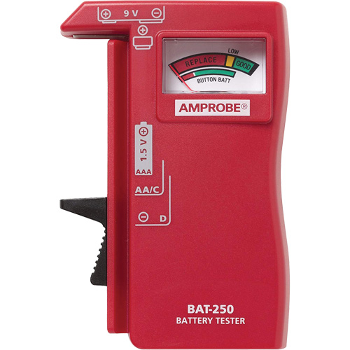 V&eacute;rificateur de pile BAT-250 Absolute Business Supply