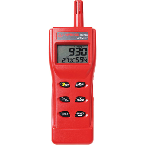 Compteur de dioxyde de carbone manuel CO2-100 Absolute Business Supply