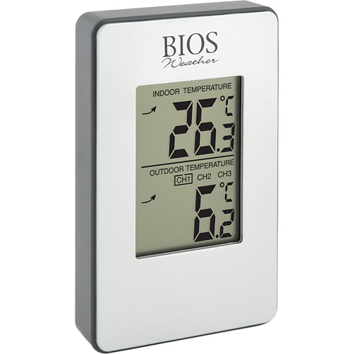 Indoor/Outdoor Wireless Thermometer, Non-Contact, Analogue, 31-158°F (-35-70°C) Absolute Business Supply