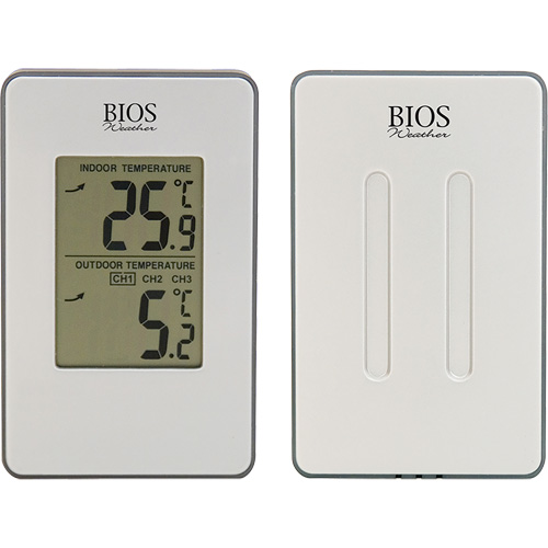 Indoor/Outdoor Wireless Thermometer, Non-Contact, Analogue, 31-158°F (-35-70°C) Absolute Business Supply