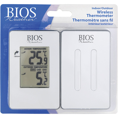Indoor/Outdoor Wireless Thermometer, Non-Contact, Analogue, 31-158°F (-35-70°C) Absolute Business Supply