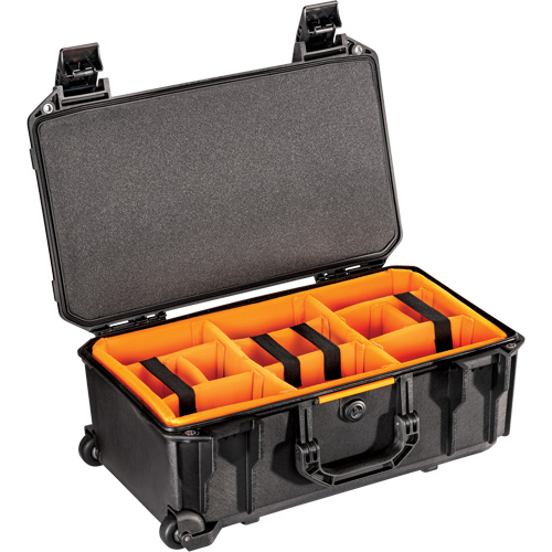 Vault Rolling Case with Padded Dividers, Hard Case Absolute Business Supply