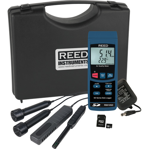 Trousse d'analyseur de la qualit&eacute; de l'air int&eacute;rieur avec enregistrement de donn&eacute;es Absolute Business Supply