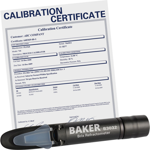 Refractometer with ISO Certificate, Analogue (Sight Glass), Br Absolute Business Supply