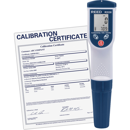 Conductivity/TDS/Salinity Meter with Calibration Certificate Absolute Business Supply