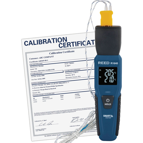 Bluetooth Smart Series Thermocouple Thermometer with Calibration Certificate, Contact, Digital, -328-2501°F (-200-1372°C) Absolute Business Supply