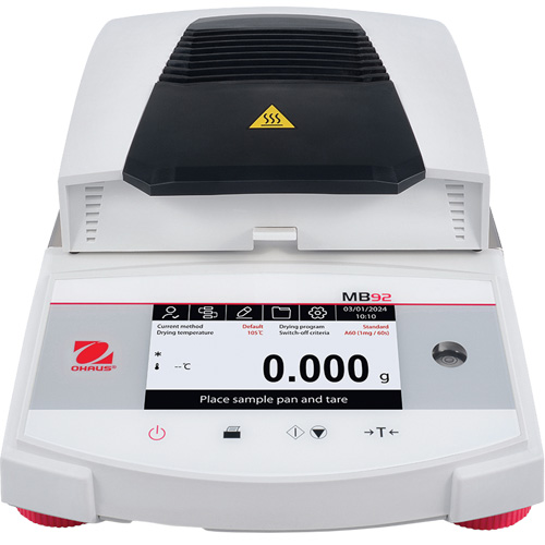 Analyseur d'humidit&eacute; par chauffage de la fibre de carbone MB92 Absolute Business Supply