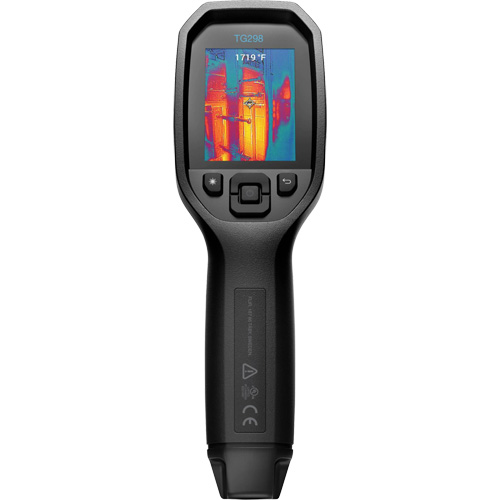 Cam&eacute;ra thermique infrarouge haute temp&eacute;rature 30:1 TG298 &agrave; vis&eacute;e ponctuelle avec laser en pointe, 320 x 240 pixels, -25° - 1080°C (-130° - 1976°F), <70 mK Absolute Business Supply