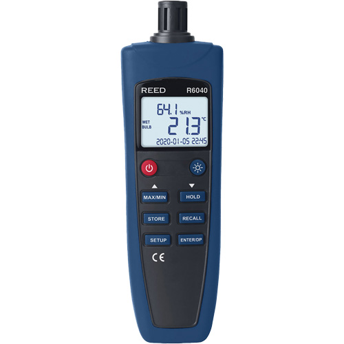 Psychrometer/Thermo-Hygrometer, 0% - 99.9% RH, -4°- 158° F ( -20° - 70° C ) Absolute Business Supply