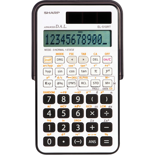 Calculatrice scientifique EL510RTB avec 169 fonctions Absolute Business Supply