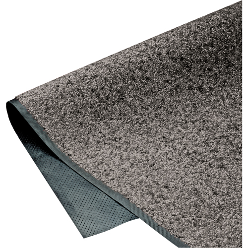 Tapis ColorStar, Essuie-pieds, 3' x 5' x 3/8", Gris Absolute Business Supply
