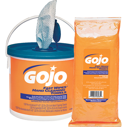 Fast Wipes&reg; Hand Cleaning Towels, 130 Wipes, 10" x 9" Absolute Business Supply