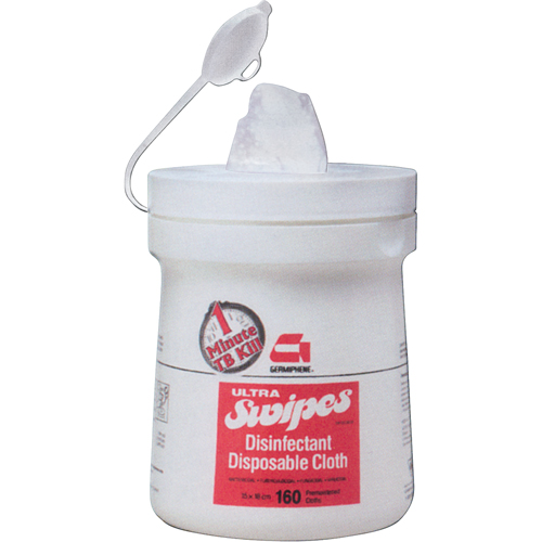 Chiffons d&eacute;sinfectants Ultra, 7" x 6", 160 lingettes Absolute Business Supply