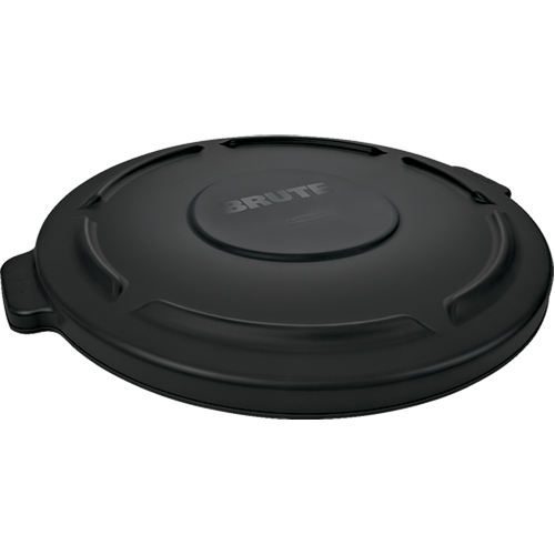Brute&reg; 44-Gallon Lids, Flat Lid, Plastic/Polyethylene, Fits Container Size: 24" Dia. Absolute Business Supply