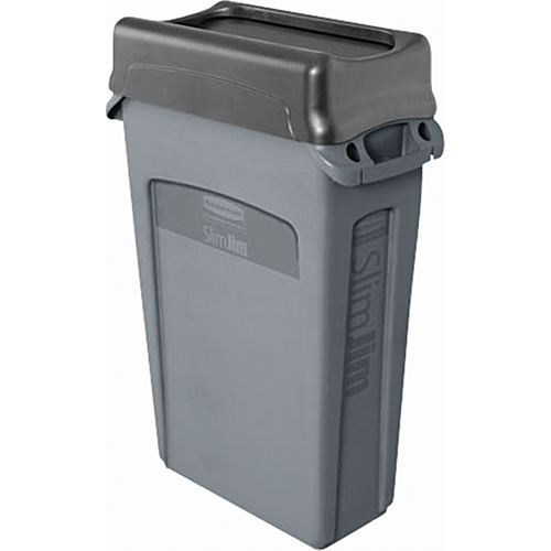 Slim Jim&reg; Container with Venting Channels, Plastic, 23 US gal. Absolute Business Supply