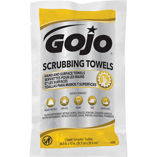 Scrubbing Towels, 80 Wipes, 12-1/4" x 10-1/2" Absolute Business Supply